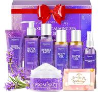 Spa Gifts for Women,Christmas Gifts for Women,Womens Gifts for Christmas,Lavender Bath Spa Set for Relaxation & Stress Relief,Relaxing Spa Gift Baskets for Women,Stocking Stuffers for Adults Women Mom