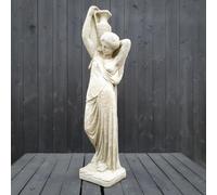 Spa Greek Maiden Holding A Jug Over Shoulder Garden Statue