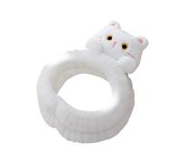 Spa Headband for Washing Face Cute Spa Headband Face Wash Cat Makeup | Soft Skincare Headband Plush Animal Hair Bands for Woman & Beauty Party