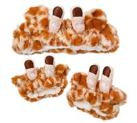Spa Headband & Wristbands Set 3PCS Cute Giraffe Spa Headbands and Wrist Bands for Washing Face, Makeup, Skincare, Perfect for Women & Girls