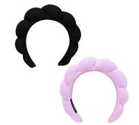 Spa Headbands for Washing Face Makeup Skin Headband Women Bubble Facial Headbands Puffy Shower Towel Band Hair Headband
