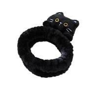 Spa Headbands - Polyester Cat Themed Spa Headband For Washing Face, Plush Soft Cute Makeup Headbands, Kawaii Facial Funny Hair Band, Hair Bands Animal Skincare Headband For Girls & Woman