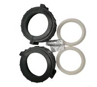 Spa Heater Split Nut Union 2-Pack Fit for balboa Spa Heater Split(2pcs black)