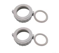 Spa Heater Split Nut Union 2-Pack Fit for balboa Spa Heater Split(2pcs white)
