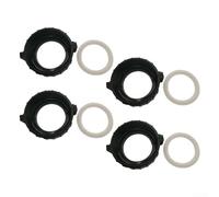 Spa Heater Split Nut Union 2-Pack Fit for balboa Spa Heater Split(4pcs black)