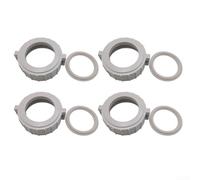 Spa Heater Split Nut Union 2-Pack Fit for balboa Spa Heater Split(4pcs white)