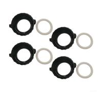 Spa Heater Split Nut Union Kit 2 Inch Fits for balboa Spa Heater(4pcs black)