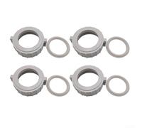 Spa Heater Split Nut Union Kit 2 Inch Fits for balboa Spa Heater(4pcs white)