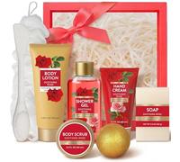 Spa Luxetique Gifts for Women 8pcs of Romantic Rose Gift Set for Women Bath and Body Works Gift Set Spa Gift for Womens Birthday Gift for Womens Mom Wife Girlfriend Mothers Day Gifts