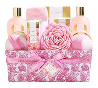 Spa Luxetique Spa Gift Set,12pcs Rose Bath Gift Set, Bath Sets for Women Gifts, Luxury Spa Sets with Bubble Bath, Body Lotion, Hand Cream, Womens Gift Sets, Gifts for Mum, Mothers Day Gifts