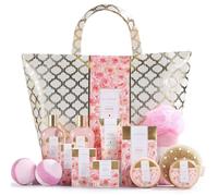 Spa Luxetique Spa Gift Set, 15pcs Bath Sets for Women Gifts, Rose Bath Gift Set with Bubble Bath, Body Lotion, Massage Oil, Luxury Pamper Sets for Women Gifts, Gifts for Mum, Christmas Gifts