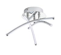 SPA Mandra Cross-Over LED IP44 Rated Bathroom Ceiling Chrome