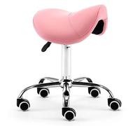 Spa Massage Hydraulic Saddle Stool On Wheels - Modern Swivel Chair, For Healthy Back - Comfortable Beauty Chair, For Salon And Spa Treatment