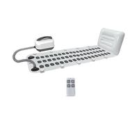 Spa Mat, Air Bubble Bath Mat, Whirlpool Massage Mat with Pillow & Anti-slip Suction Cups, Portable Bubble Bath Massager with 6 Speed Bubbles for Home Relaxation