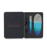 Spa-Rific Nail Clipper & Nano Laser Glass Nail File Set CORAL PINK