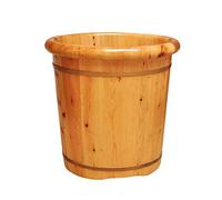 Spa, Sauna,Soak,Handmade Massage Bucket Foot Bath, Wash Feet Basin Tub