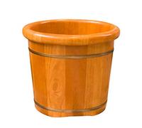 Spa, Sauna,Soak,Handmade Massage Bucket Foot Bath, Wash Feet Basin Tub