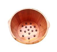 Spa, Sauna,Soak,Handmade Massage Bucket Foot Bath, Wash Feet Basin Tub