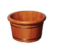 Spa, Sauna,Soak,Handmade Massage Bucket Foot Bath, Wash Feet Basin Tub