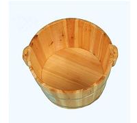 Spa, Sauna,Soak,Handmade Massage Bucket Foot Bath, Wash Feet Basin Tub(A)