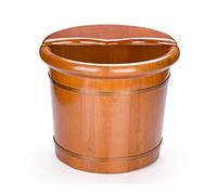 Spa, Sauna,Soak,Handmade Massage Bucket Foot Bath, Wash Feet Basin Tub of Light