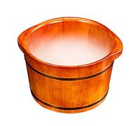 Spa, Sauna,Soak,Handmade Massage Bucket Foot Bath, Wash Feet Basin Tub of Light