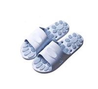 Spa Slippers Indoor Home Non-Slip Quick Dry Massage Shower Shoes(Sky Blue,38-39)