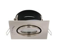 Spa SPA-35726 Cali Tilt Downlight, IP65, Satin Nickel, Square