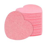 Spa Sponges, Face Sponges - Heart-Shaped Natural Cosmetic Spa Sponges, Facial Cleansing Sponge for Washing Face, Cleansing, , Makeup Removal