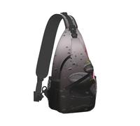 Spa Stone And Rose Flowers Chest Bag, Lightweight Straps, Sturdy And Durable, Suitable For Most People