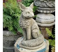 Spa Stone Cast 'fox' Garden Sculpture