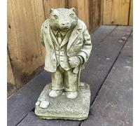 SPA Stone Cast Mr. Badger Garden Sculpture Ornaments