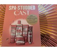 Spa-Studded Cast Body Care Gift Set, 5 Full-Size Products, Includes Body Wash, Body Butter, Body Polish, Hand Cream, Foot Cream