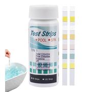 Spa Test Strips - 7-in-1 Hot Tub & Pool Water Tests Kit | Testes PH, Chlorine, Alkalinity, Hardness & More | 100 Stripss For Accurate Waters Quality Results
