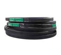 SPA Type Rubber V Belt - 12.7mm Width, 10mm Height, Durable Conveyor Belt for Industrial and Agricultural Use - 1pc(2500mm)