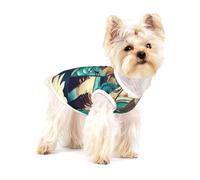 Spa Village Of Floral Water Bath Salt Candles Print Small Dog Clothes Pet Vest, Soft Cotton Sleeveless T-Shirts Breathable Pet Tank Top Apparel For Puppies And Cats