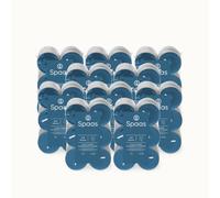 Spaas 10 Flatpacks of 12 Scented Tea Lights, ± 4.5 Hours, Soft Sunrise, Lavender and Orange Blossom