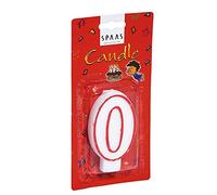 Spaas 12 Birthday Candles, Number '0'