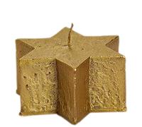 Spaas 12 Star Candles Christmas, 8 Hours, Gold