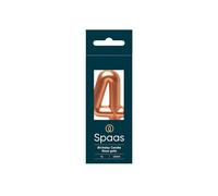 Spaas 12x Birthday Candle Number '4', Rose Gold