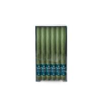 Spaas 12x Rustic Dinner Candle 8h, Dark Green