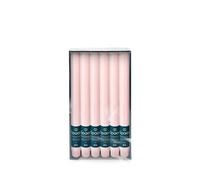 Spaas 12x Rustic Dinner Candle 8h, Light Pink