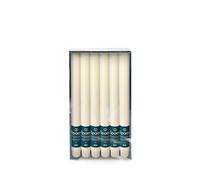 Spaas 12x Rustic Unscented Rustic Dinner Candles, 21/250mm, ± 8 Hours, Ivory