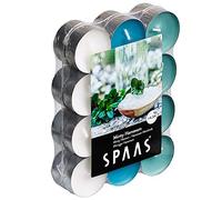 Spaas 24 Scented Tealights Assorted Colours, ± 4.5 Hours, Minty Hamman