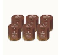 Spaas 6 WinterGlow Scented Candles, ± 35 Hours, Charming Christmas, Orange and Cinnamon