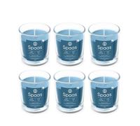 Spaas 6X Scented Candle 25h, Soft Sunrise, Blue