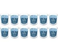 Spaas 6X Scented Candle 25h, Soft Sunrise, Blue (Pack of 2)