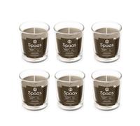 Spaas 6X Scented Candle 25h, Twinkling Touch, Khaki