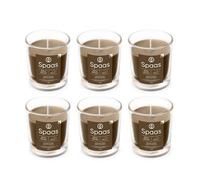 Spaas 6X Scented Candle 25h, Warm Wonder, Brown