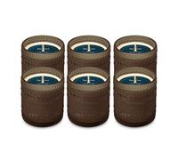 Spaas 6X Twinkle Unscented Candle 35h - Dark Green